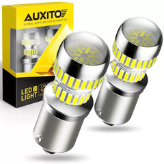 SUPER BRIGHT LED Tail Brake Stop Reverse Parking Signal Turn Light Bulbs White 6B93BC-57 [1]