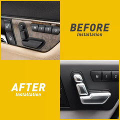 Seat Adjust Switch Button Cover Trim For W204 Benz C218 W212 W166 X204 X166 EOA 6B93BC-57 [3]