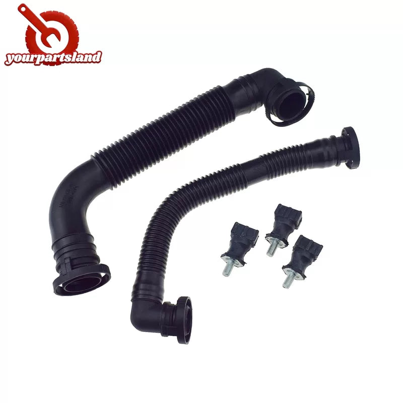 Secondary Air Pump Breather Hose & 3 Brackets For Audi A4 A6 VW Passat B6 Golf 5 6B93BC-57 [4]
