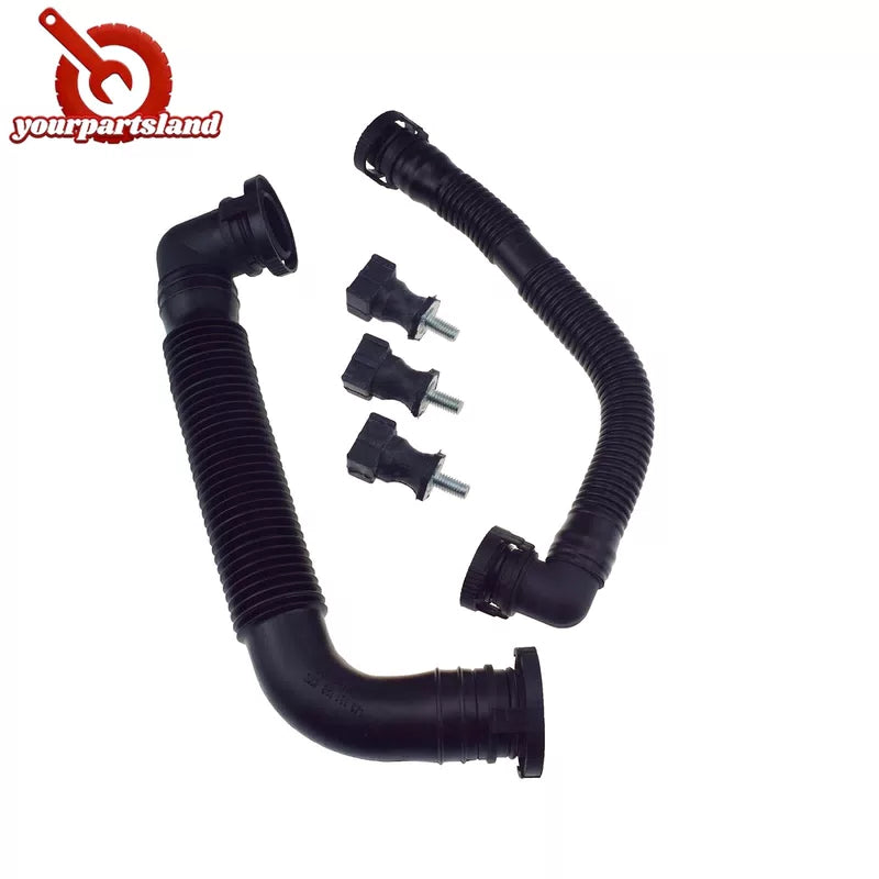 Secondary Air Pump Breather Hose & 3 Brackets For Audi A4 A6 VW Passat B6 Golf 5 6B93BC-57 [5]