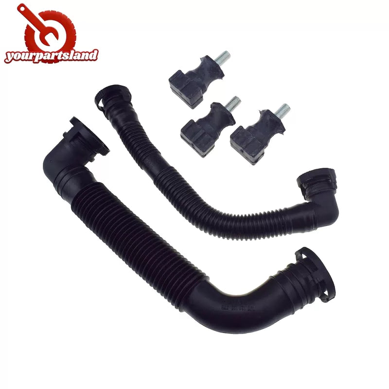 Secondary Air Pump Breather Hose & 3 Brackets For Audi A4 A6 VW Passat B6 Golf 5 6B93BC-57 [6]