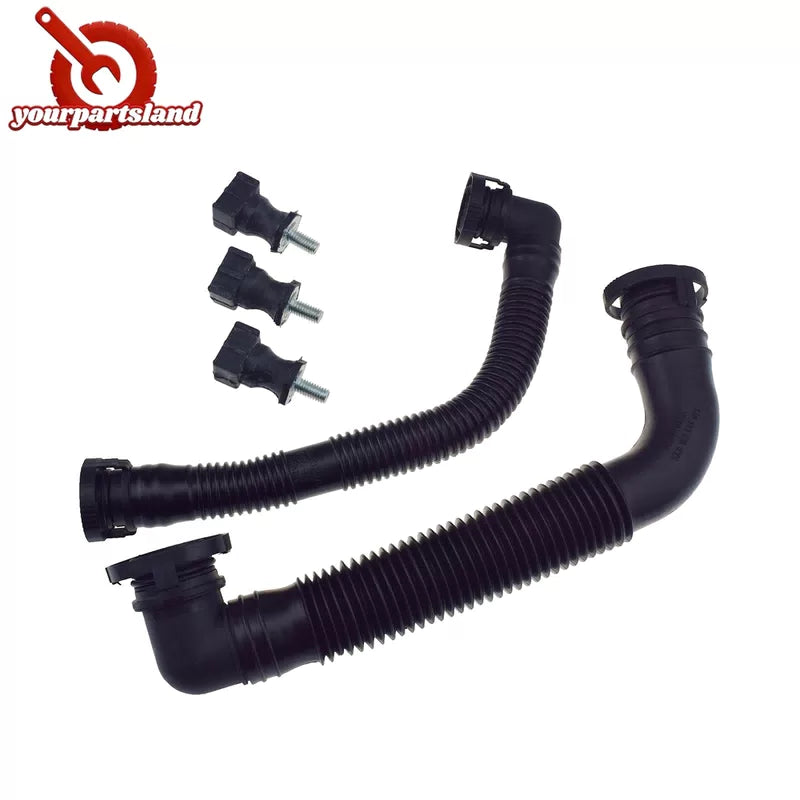 Secondary Air Pump Breather Hose & 3 Brackets For Audi A4 A6 VW Passat B6 Golf 5 6B93BC-57 [7]