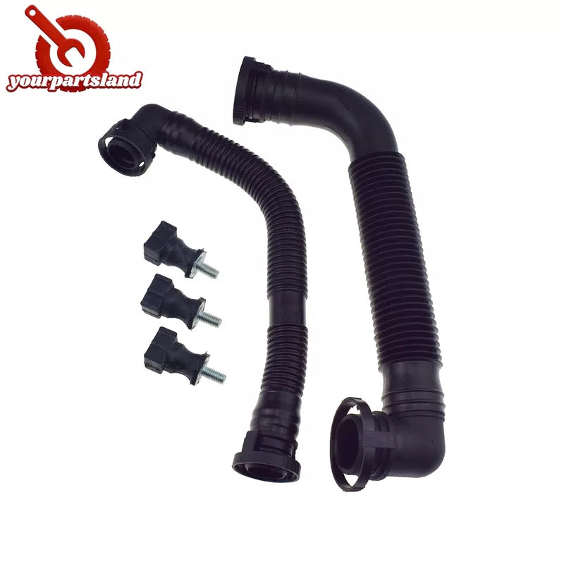 Secondary Air Pump Breather Hose & 3 Brackets For Audi A4 A6 VW Passat B6 Golf 5 6B93BC-57 [8]