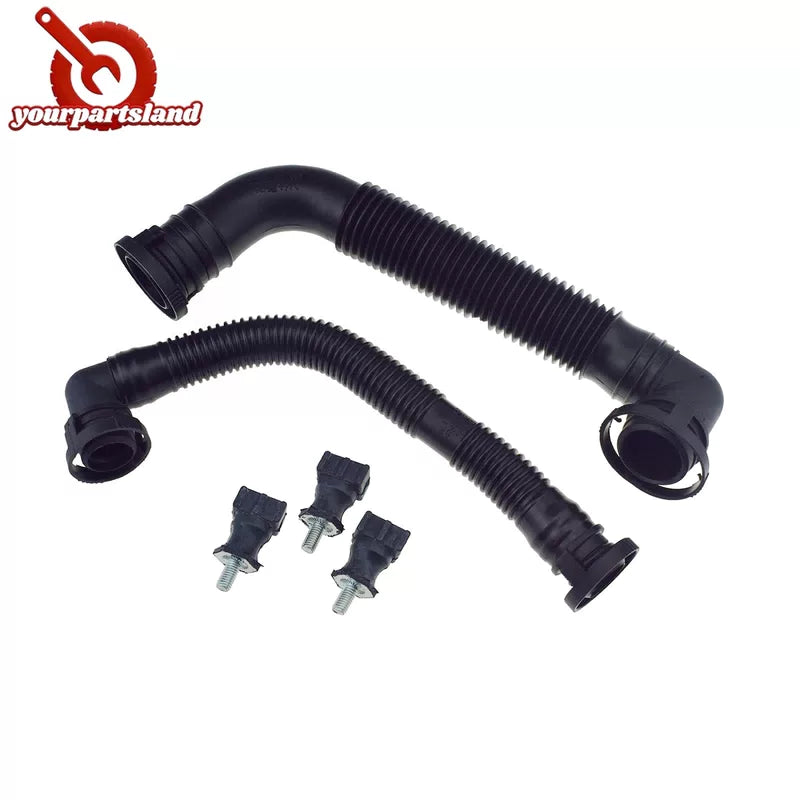 Secondary Air Pump Breather Hose & 3 Brackets For Audi A4 A6 VW Passat B6 Golf 5 6B93BC-57 [9]