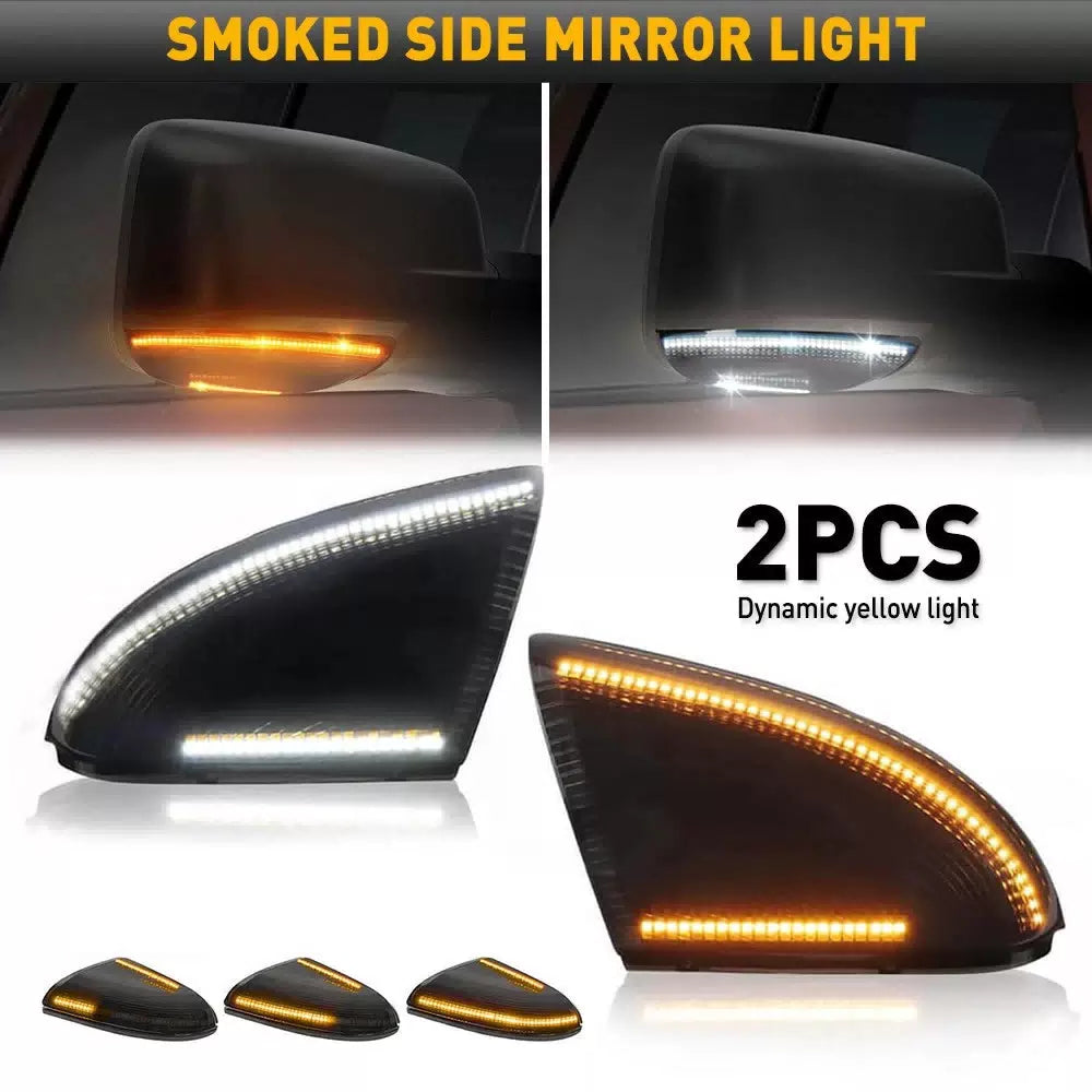 Sequential LED Mirror Turn Signal Puddle Light For 2009-2018 Dodge RAM 1500-3500 6B93BC-57 [10]