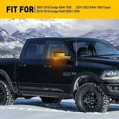Sequential LED Mirror Turn Signal Puddle Light For 2009-2018 Dodge RAM 1500-3500 6B93BC-57 [2]