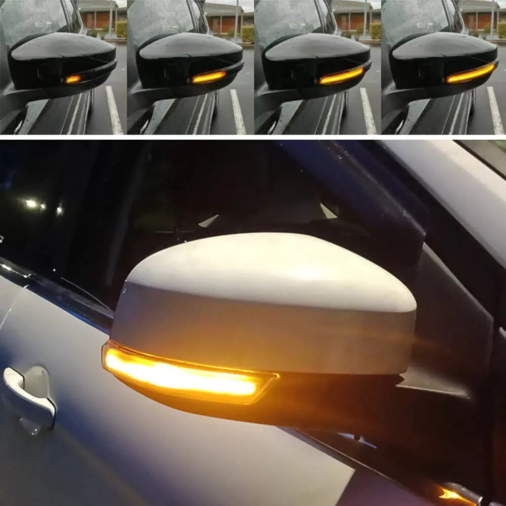 Sequential LED Side Mirror Signal Turn Light for Ford Escape Kuga EcoSport Focus 6B93BC-57 [3]