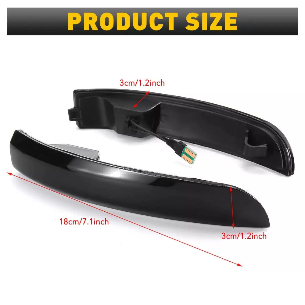 Sequential LED Side Mirror Signal Turn Light for Ford Escape Kuga EcoSport Focus 6B93BC-57 [5]