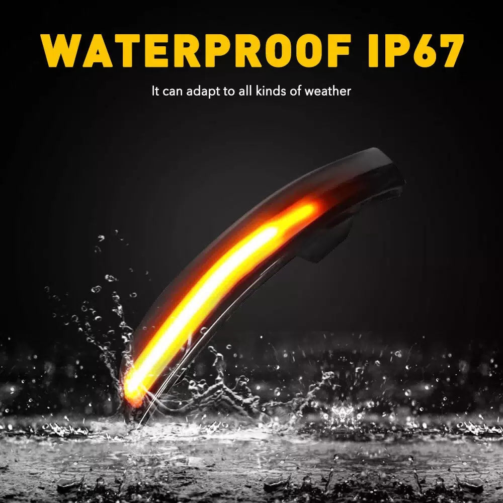 Sequential LED Side Mirror Signal Turn Light for Ford Escape Kuga EcoSport Focus 6B93BC-57 [7]