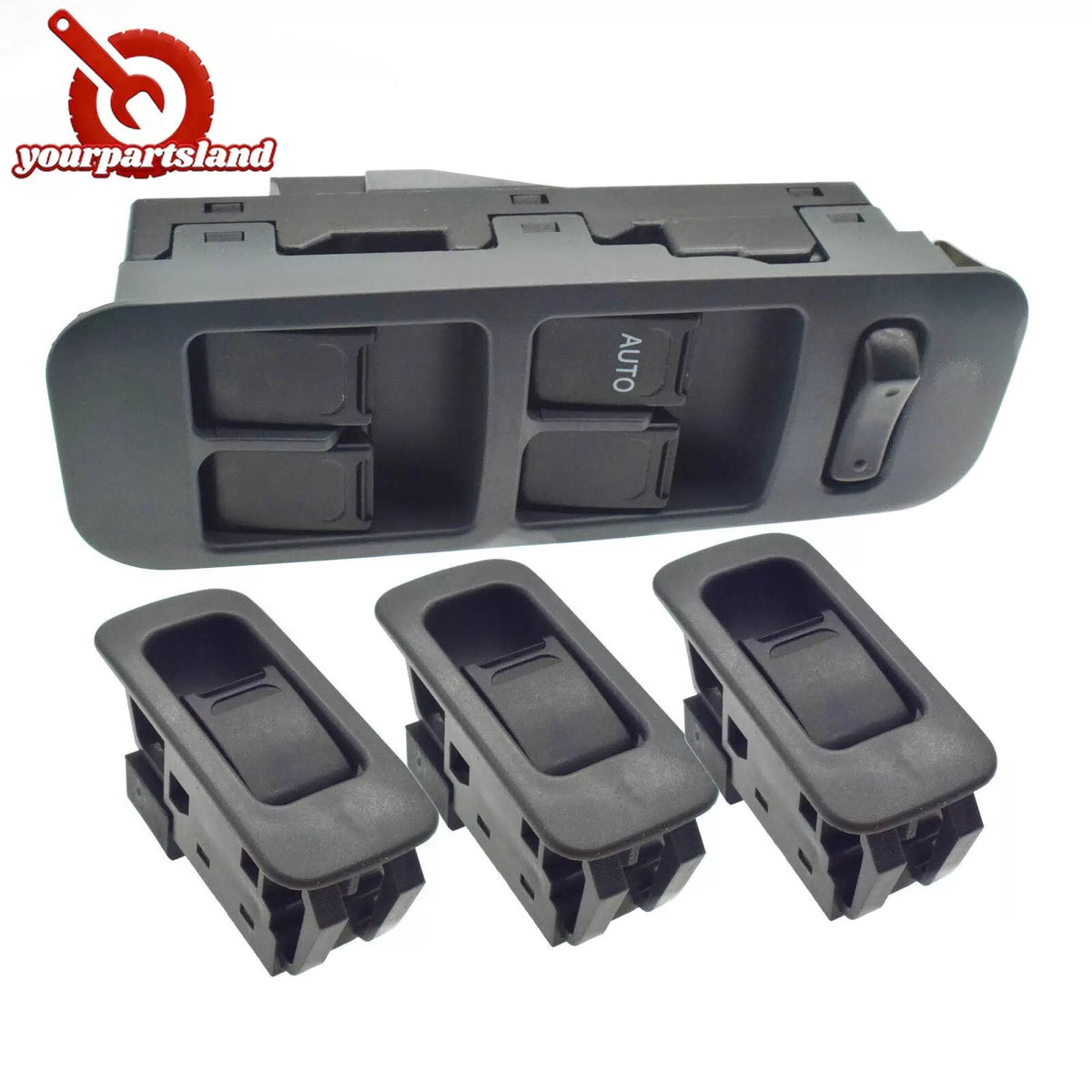 Set 4Pcs Power Window Control Switch for Suzuki Grand Vitara Grey 3799075F61P4Z 6B93BC-57 [1]