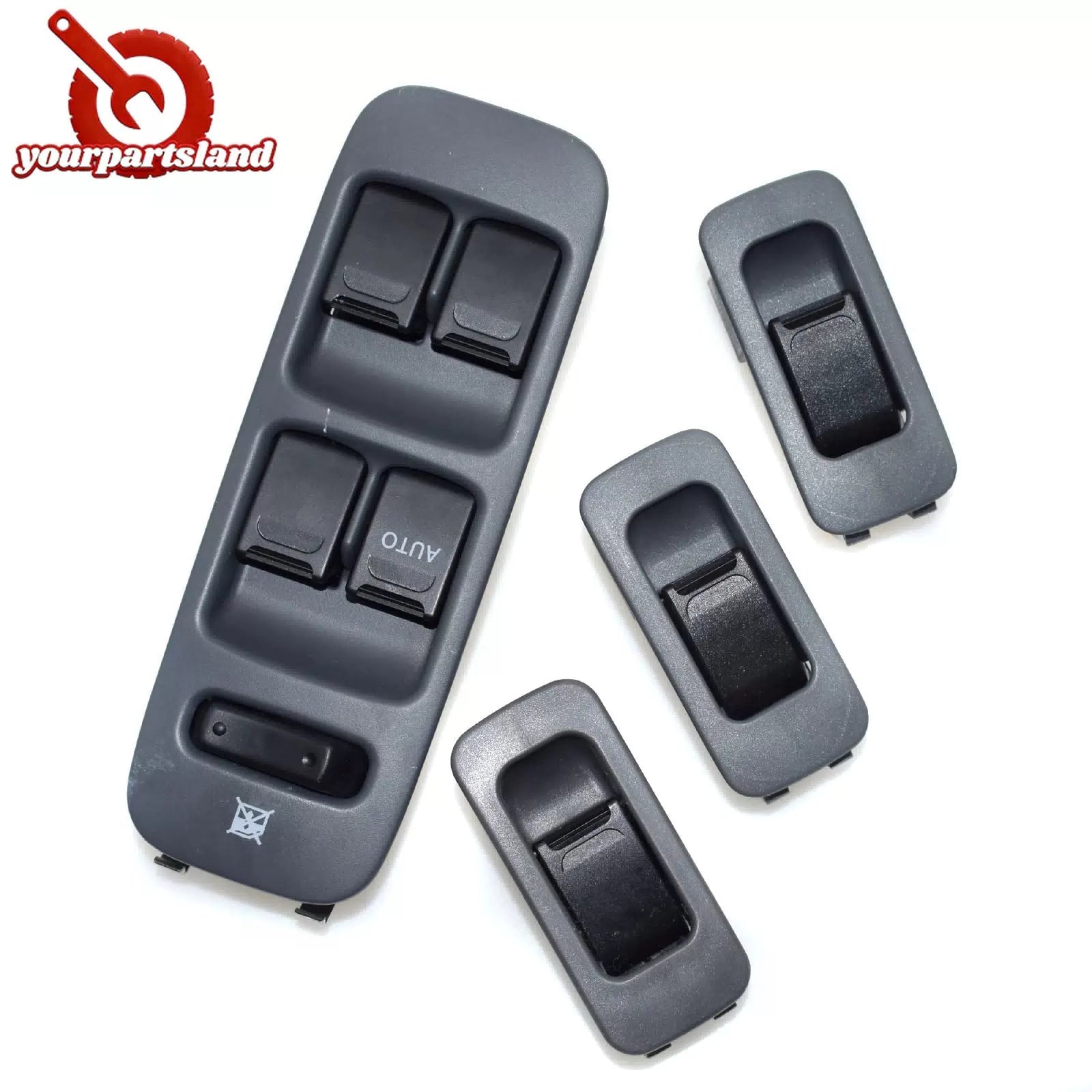 Set 4Pcs Power Window Control Switch for Suzuki Grand Vitara Grey 3799075F61P4Z 6B93BC-57 [5]