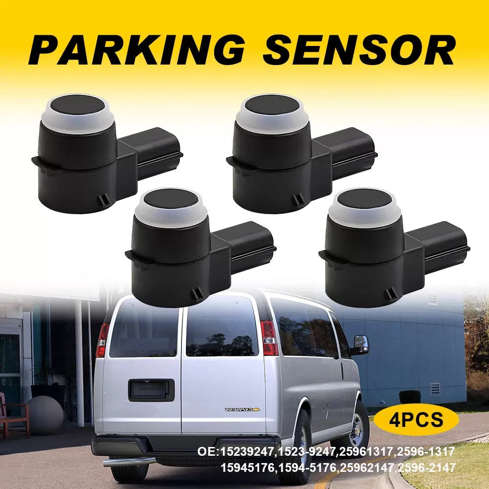 Set(4) Parking Assist Sensor For Chevy Suburban Tahoe GMC Yukon 2006-14#15239247 6B93BC-57 [11]