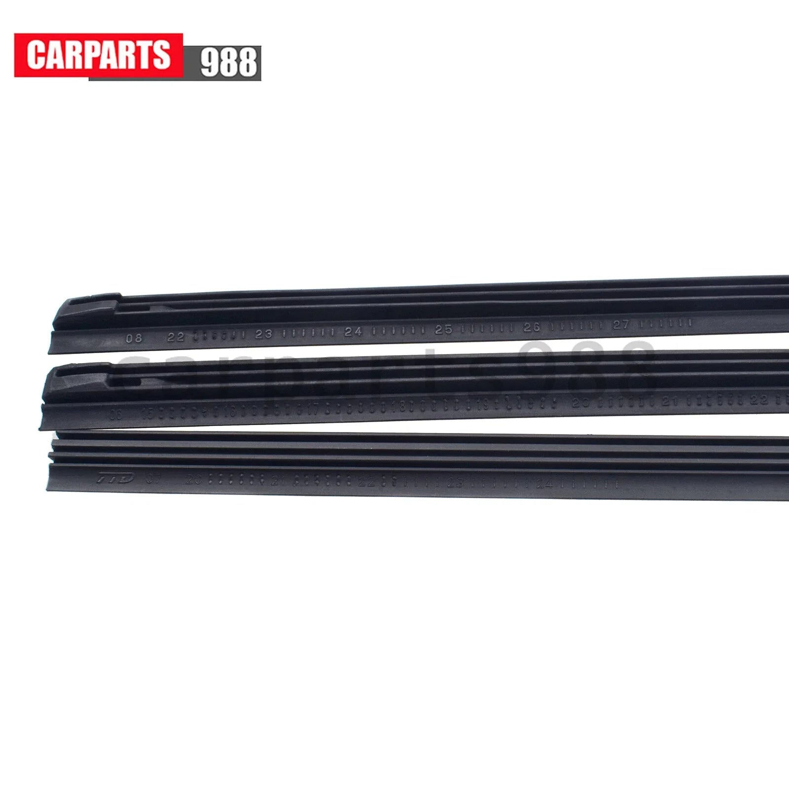 Set of 3 Front & Rear Wiper Blade Insert For Honda Pilot Acura MDX 76622-SMA-004 6B93BC-57 [8]