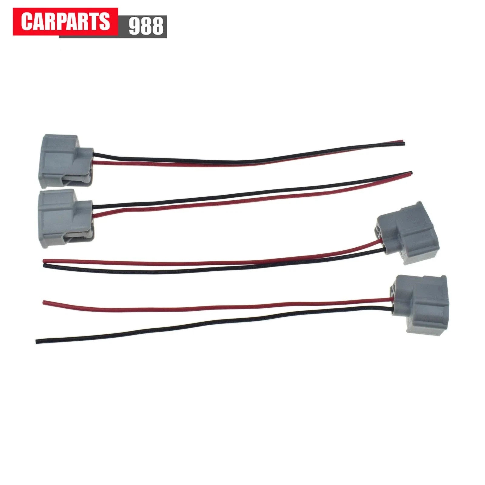 Set of 4 For Toyota Audi Nissan Female Fuel Injector Connector Electrical Plug 6B93BC-57 [1]