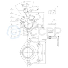 Set of 4 Front Steering Lower&Upper Ball Joints Parts Fits Toyota T100 4RUNNER KOEEP [3]