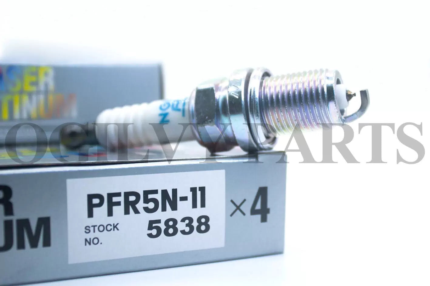 Set of 4 Laser Platinum Fine Wire Spark Plugs For Hyundai Kia L4 NGK JP [3]