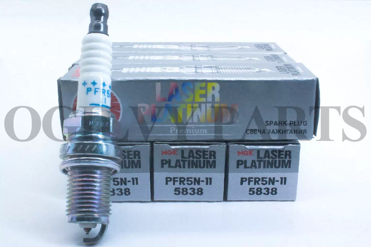 Set of 6 For NGK Laser Platinum Pre-Gapped Spark Plugs 5838 PFR5N-11/5838 JP [1]