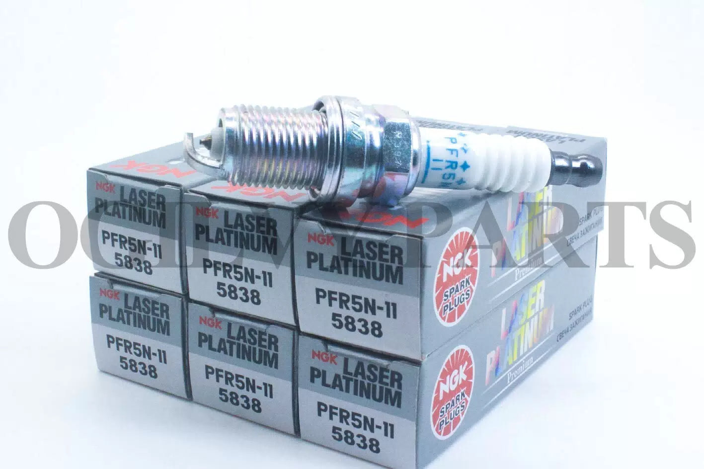 Set of 6 For NGK Laser Platinum Pre-Gapped Spark Plugs 5838 PFR5N-11/5838 JP [4]