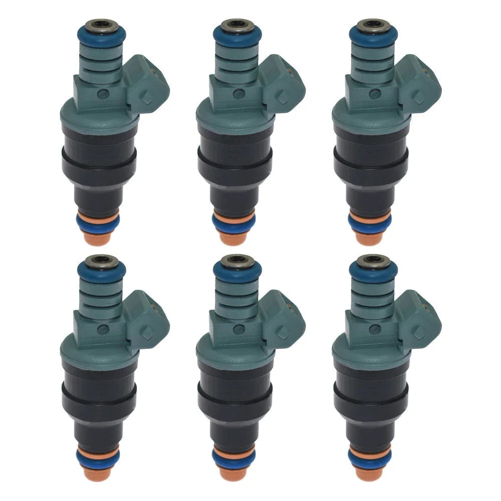 Set of 6 Fuel Injectors 0280150715 for 87-97 BMW M3 323i 325i 525i 0280150415 6B93BC-57 [2]