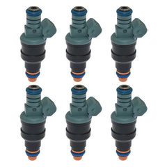 Set of 6 Fuel Injectors 0280150715 for 87-97 BMW M3 323i 325i 525i 0280150415 6B93BC-57 [2]