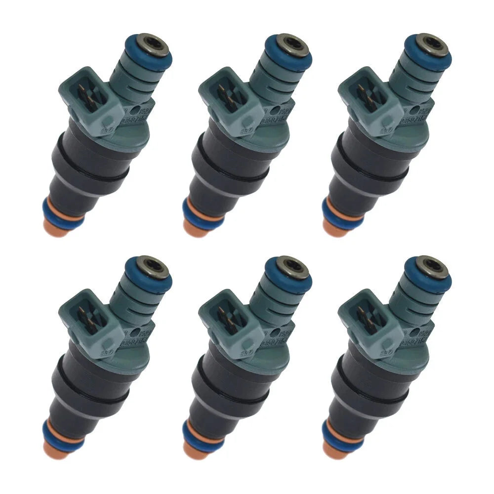 Set of 6 Fuel Injectors 0280150715 for 87-97 BMW M3 323i 325i 525i 0280150415 6B93BC-57 [3]