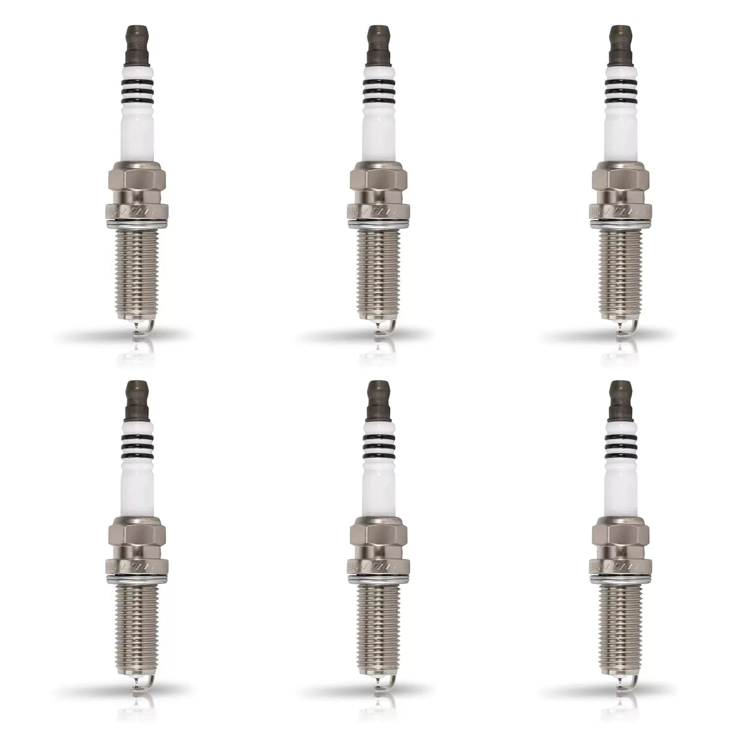 Set of 6 Spark plug for Maserati 2014-2020 Ghibli Levante Quattroporte V6 3.0L 6B93BC-57 [1]