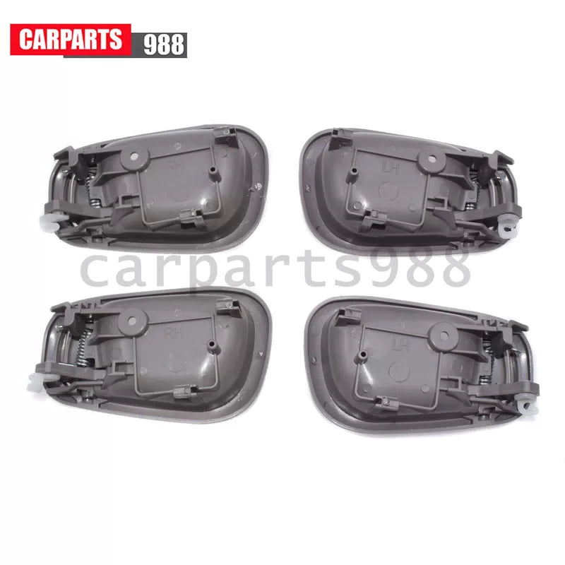 Set of 8 Black Outside & Gray Inside Door Handles for 1998-2002 Toyota Corolla 6B93BC-57 [9]
