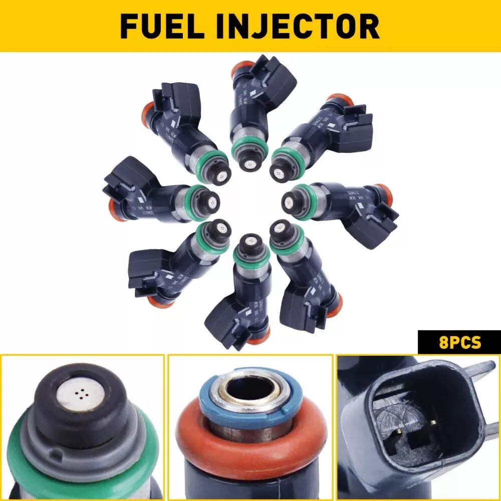 Set of 8 USA Fuel OEM Injectors for 2007-09 Chevy Chevrolet GMC 5.3L V8 12594512 6B93BC-57 [1]