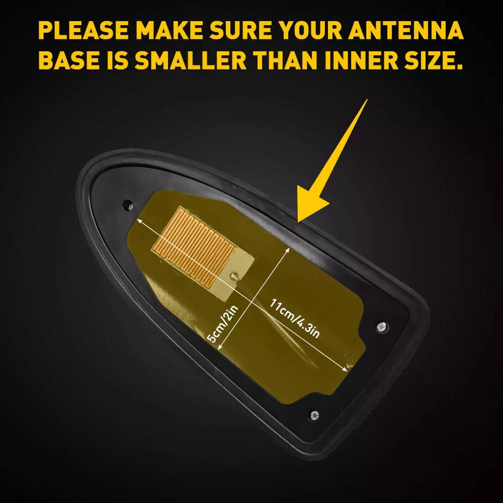 Shark Fin Roof Car Antenna Carbon Fiber Radio FM/AM Antena Radio Universal EOA 6B93BC-57 [5]