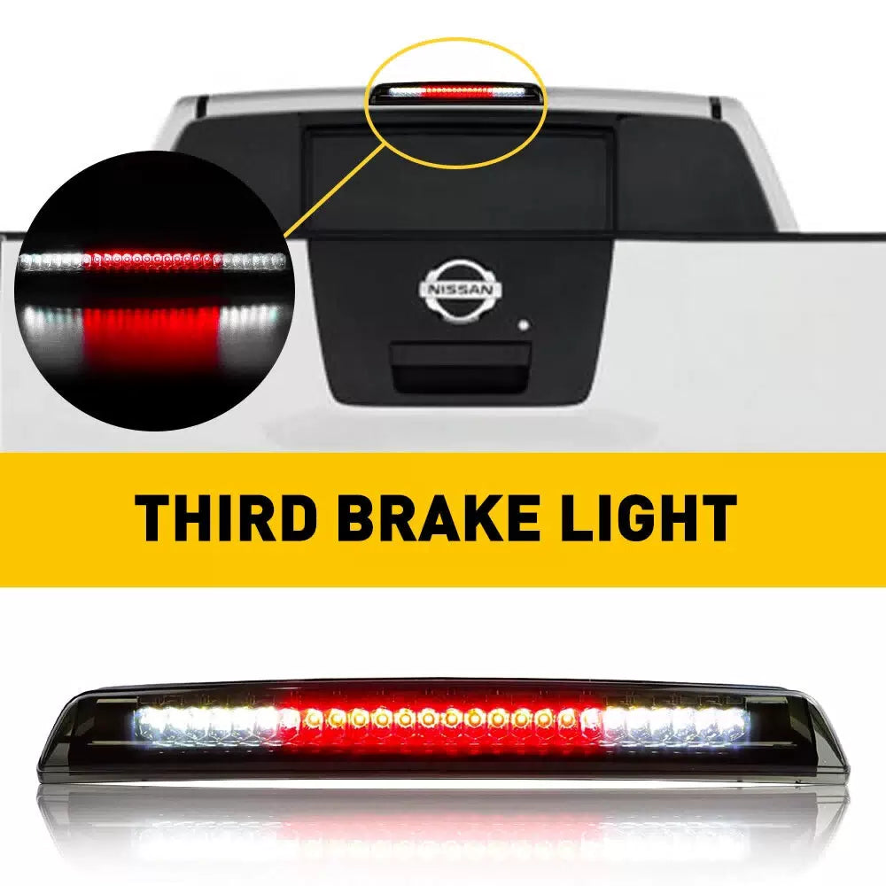 Smoke For Lens 05 - 16 Nissan Frontier LED Rear Cargo 3rd Third Brake Light Stop 6B93BC-57 [1]