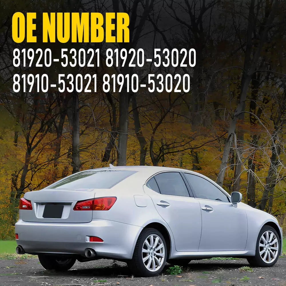 Smoke Rear Bumper Reflector Lens Assy For 2006 - 2013 Lexus IS IS250 IS350 EOA 6B93BC-57 [3]