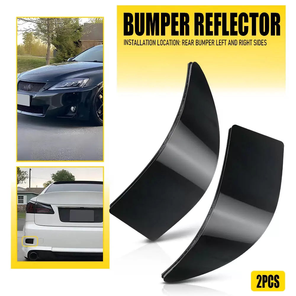 Smoked Lens Rear Bumper Reflector Light 2PCS for 2006-2013 Lexus IS250 IS350 EOA 6B93BC-57 [1]