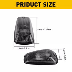 Smoked/Yellow Lens Cab LED Amber Roof Marker Lights For Chevy/GMC Pickup EOA 6B93BC-57 [3]