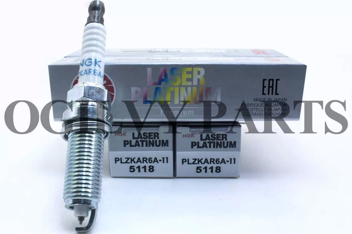 Spark Plug (4) NGK Laser Platinum 5118/ PLZKAR6A11 For Nissan Frontier Sentr [1]