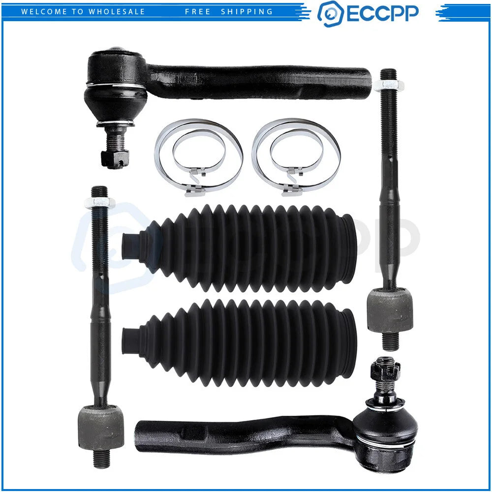 Steering Inner & Outer Tie Rod End Rack and Pinion Bellow For 98-05 Lexus GS300 6B93BC-57 [1]