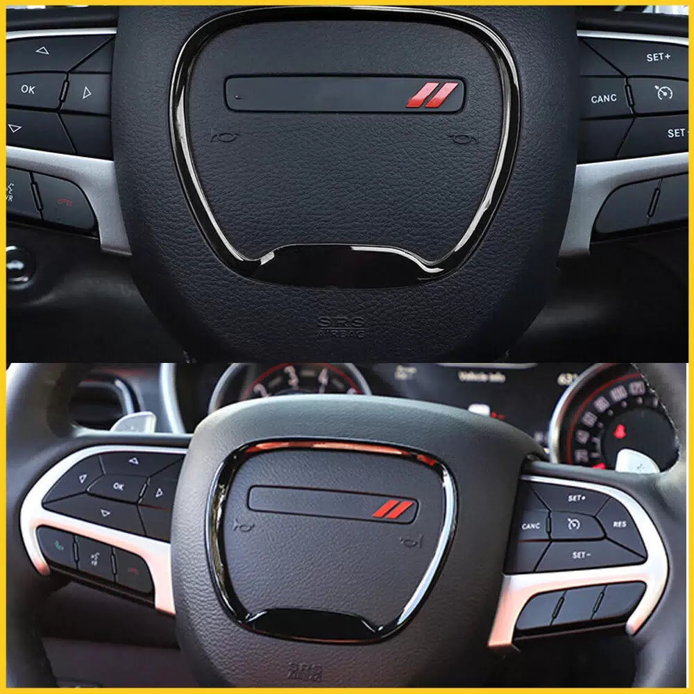 Steering Wheel Center Trim Ring Cover for Dodge Challenger/Charger 15-2022 US EA 6B93BC-57 [9]