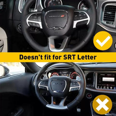 Steering Wheel Trim Cover For Dodge-Challenger Charger Durango 2015+ TX EOA 6B93BC-57 [3]