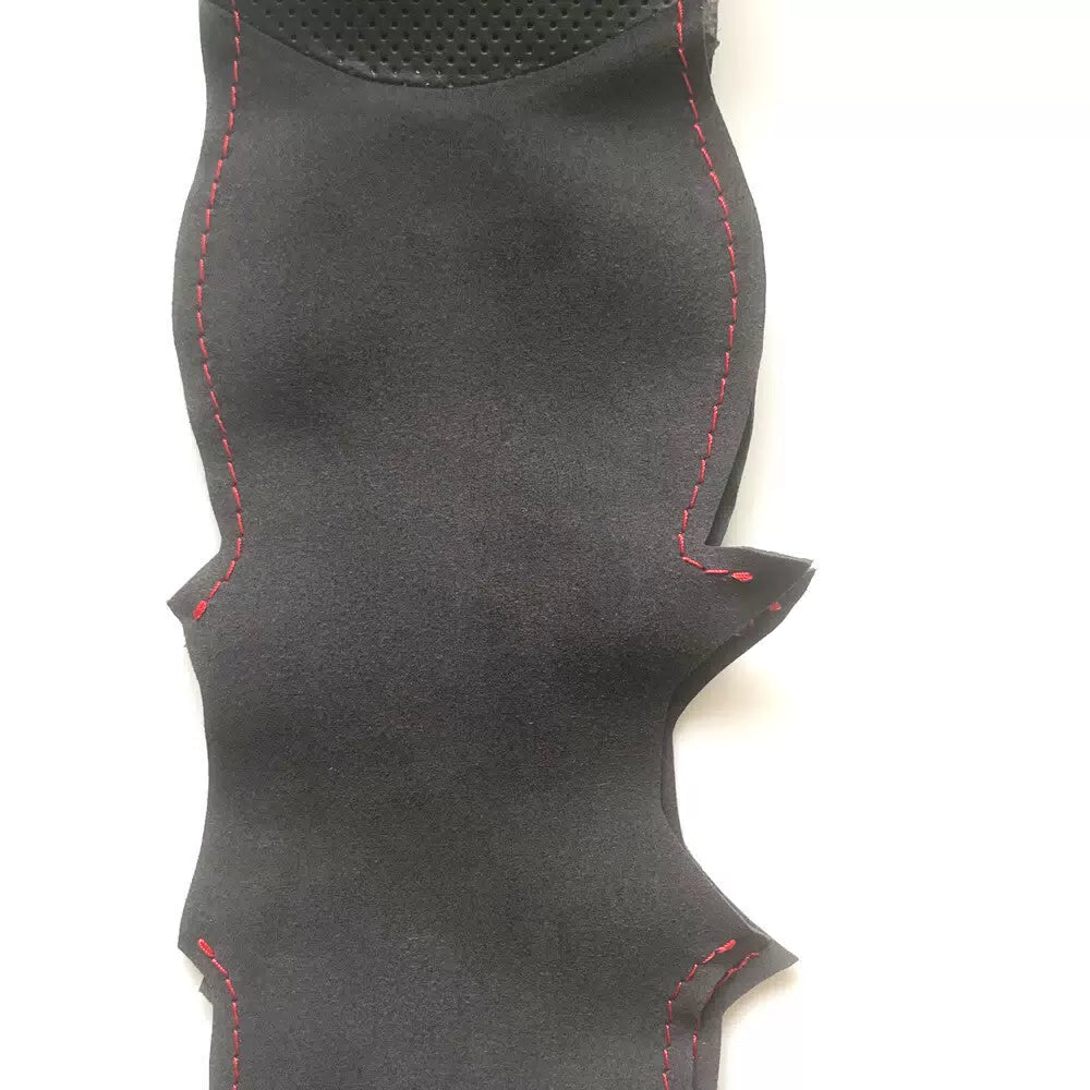 Suede&Hole Leather Steering Wheel Hand Sewing Wrap Cover For Mini Cooper 2016+ [2]