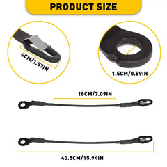 Tailgate Cables For 1999-2006 Silverado Chevrolet 1500 GMC Sierra 1500 LH and RH 6B93BC-57 [2]
