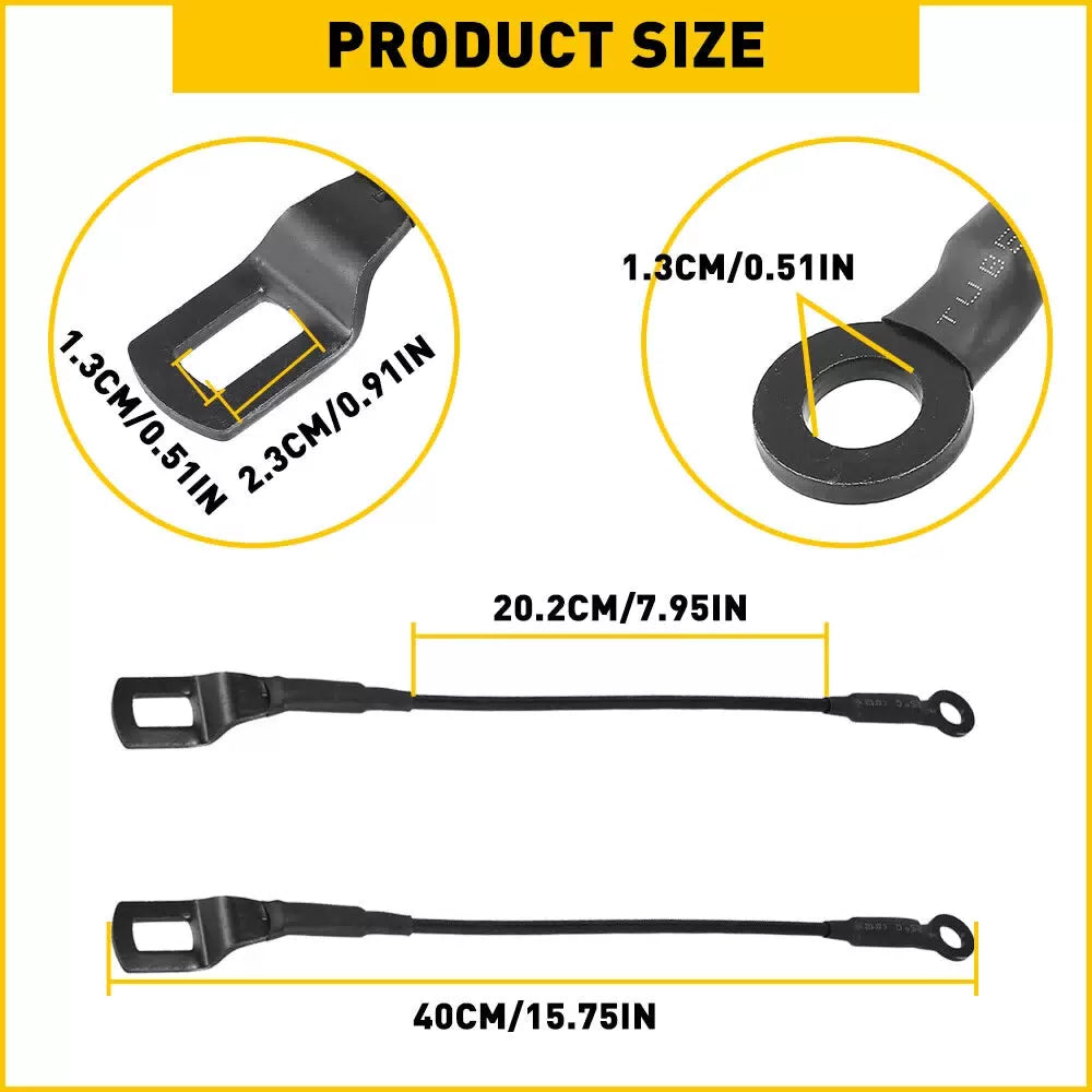 Tailgate Gate Tail Cables Pair Set of 2 for 95-04 Toyota Tacoma Pickup Truck 6B93BC-57 [7]