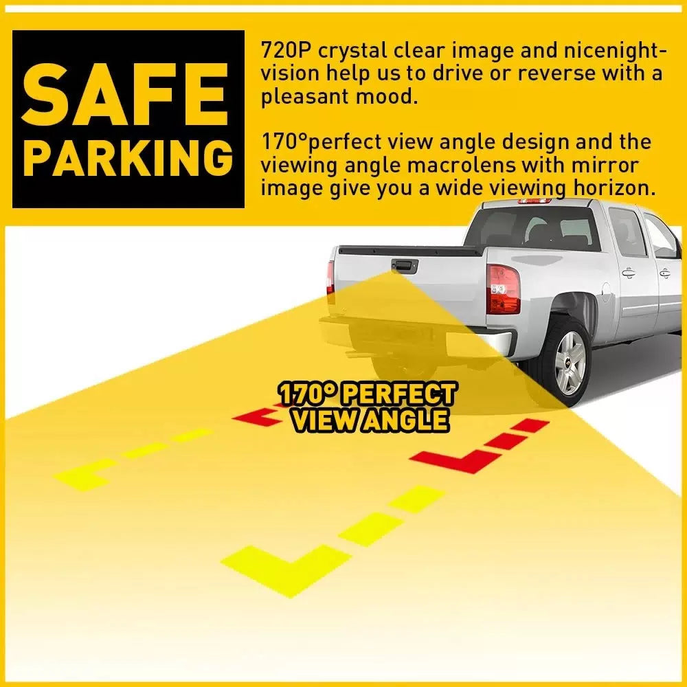 Tailgate Handle Bezel Backup Camera For Chevy Silverado/GMC Sierra 2007-2013 EOA 6B93BC-57 [6]