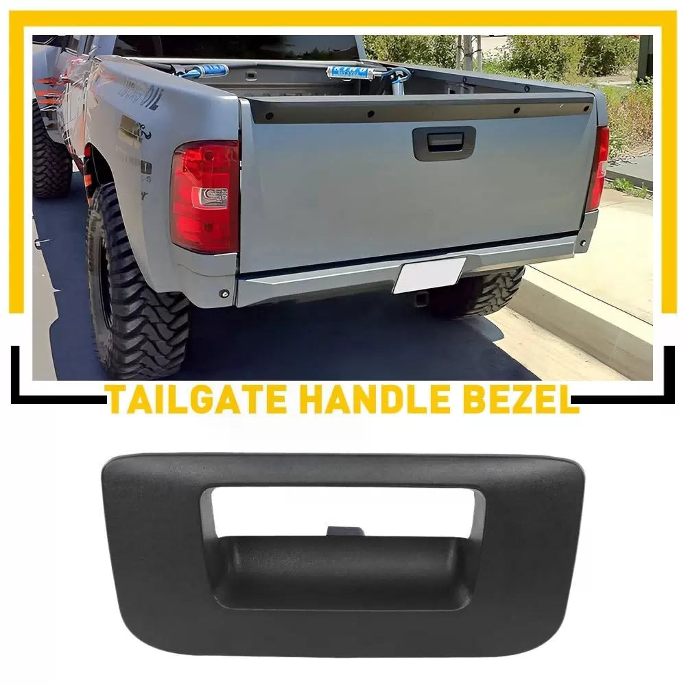 Tailgate Handle Bezel Textured Black for 07-14 Chevy Silverado GMC Sierra USA EA 6B93BC-57 [1]
