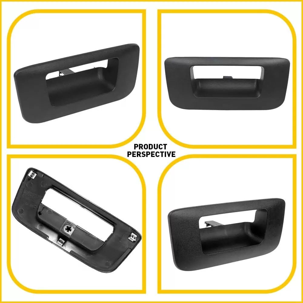 Tailgate Handle Bezel Textured Black for 07-14 Chevy Silverado GMC Sierra USA EA 6B93BC-57 [3]