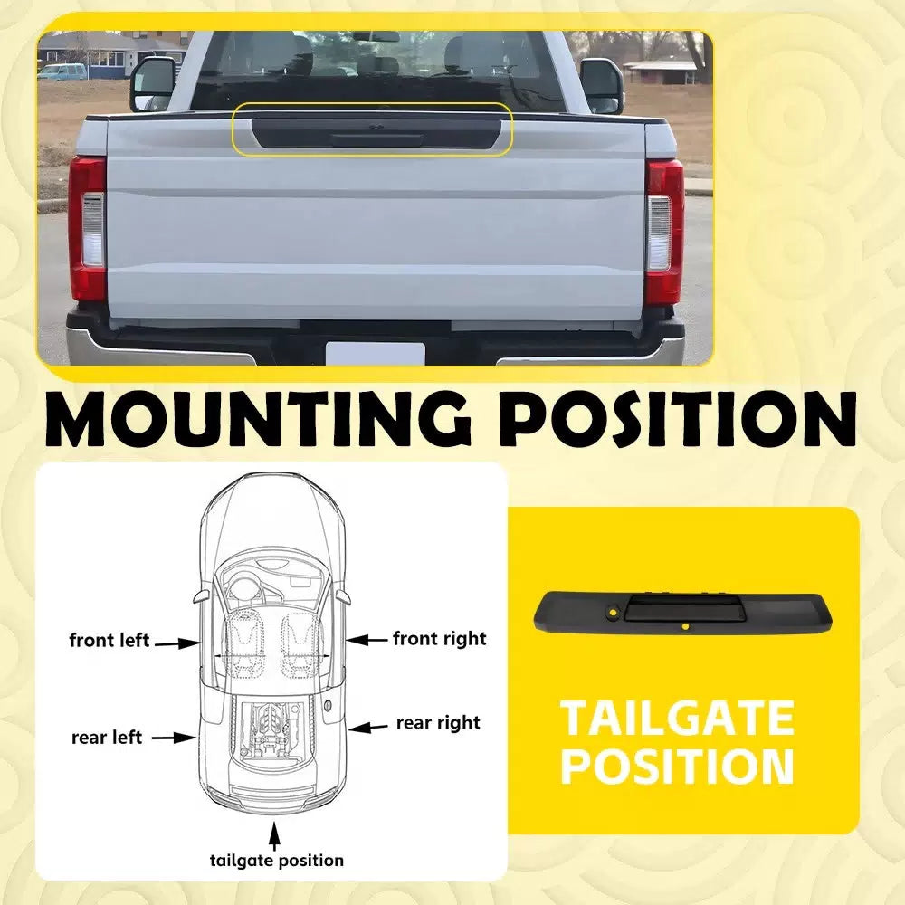 Tailgate Handle For 2017-2020 Ford Super F-450 Duty F-250 Super Duty Textured EA 6B93BC-57 [7]
