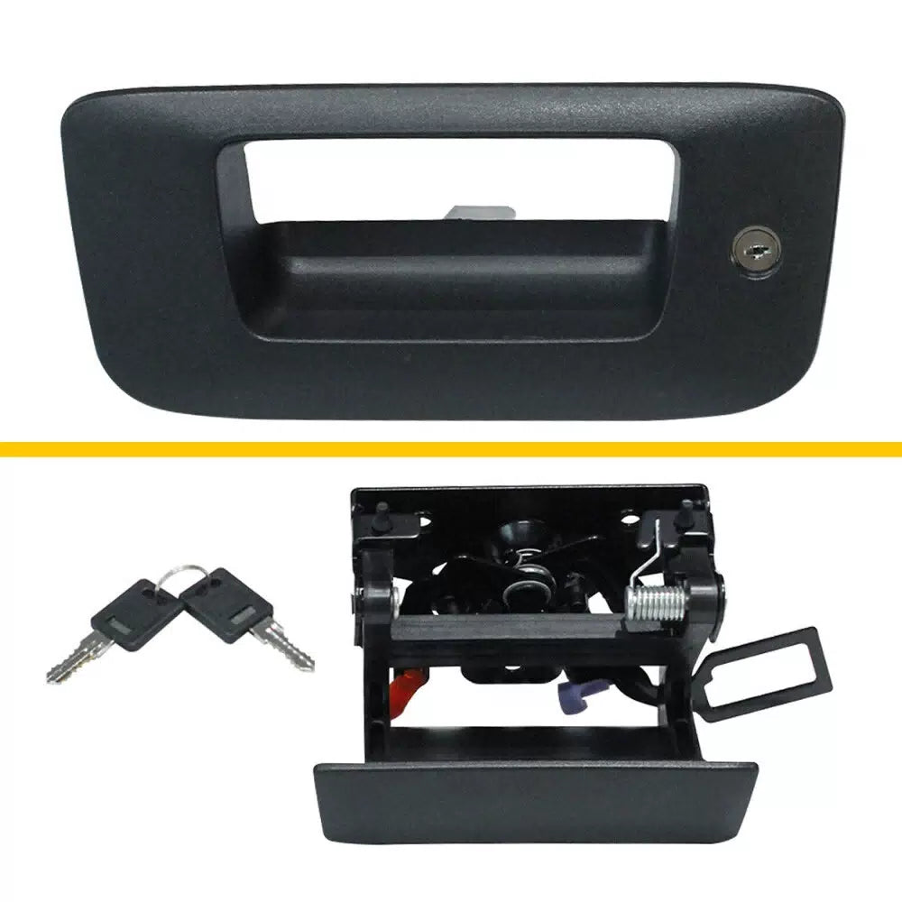 Tailgate Handle Latch w/Lock & Bezel For 2007-2014 Chevy Silverado GMC Sierra 6B93BC-57 [10]