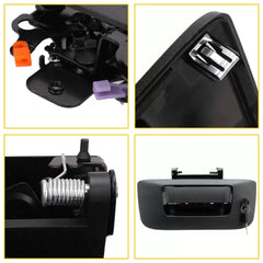 Tailgate Handle Latch w/Lock & Bezel For 2007-2014 Chevy Silverado GMC Sierra 6B93BC-57 [3]