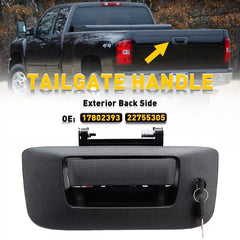 Tailgate Handle Latch w/ Lock Bezel For 2007-2014 Chevy Silverado GMC Sierra A 6B93BC-57 [1]