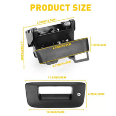 Tailgate Handle Latch w/ Lock Bezel For 2007-2014 Chevy Silverado GMC Sierra A 6B93BC-57 [3]