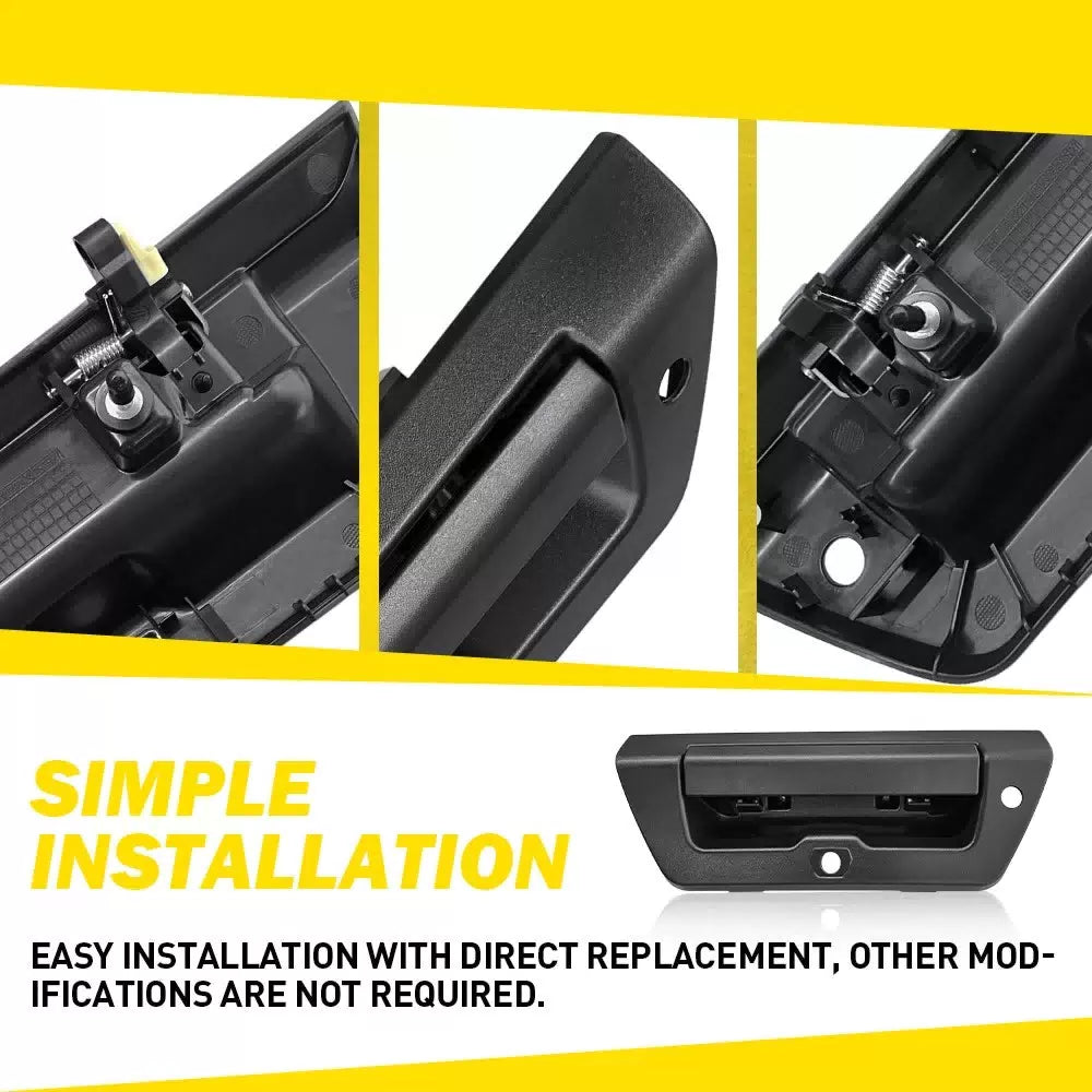 Tailgate Latch Handle w/ Camera Hole For 2015 16 2017 Ford F-150 FL3Z9943400AA A 6B93BC-57 [2]