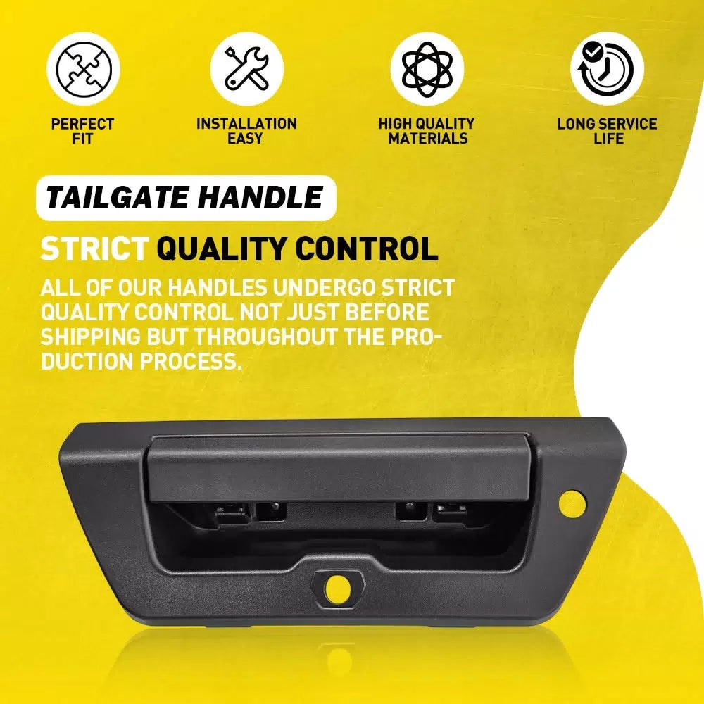 Tailgate Latch Handle w/ Camera Hole For 2015 16 2017 Ford F-150 FL3Z9943400AA A 6B93BC-57 [4]